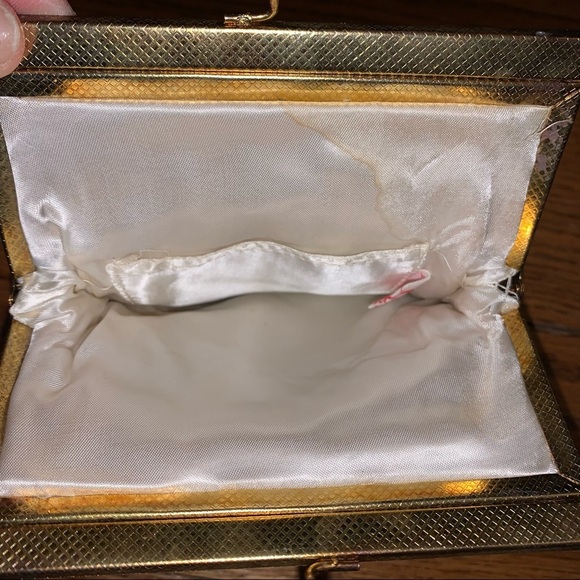 Vintage Safram Beaded Tapestry Bag Purse Clutch - Picture 4 of 6